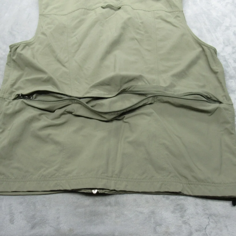 Columbia GRT Vest Mens XL Beige Pockets Fishing Hiking Utility Gorpcore‎ Outdoor